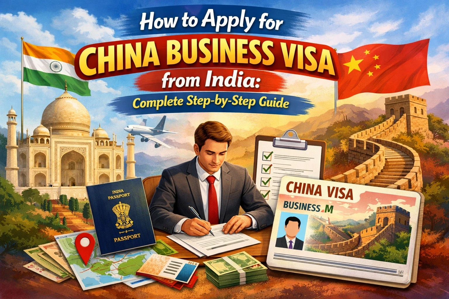 How to Apply for China Business Visa from India: Complete Step-by-Step Guide