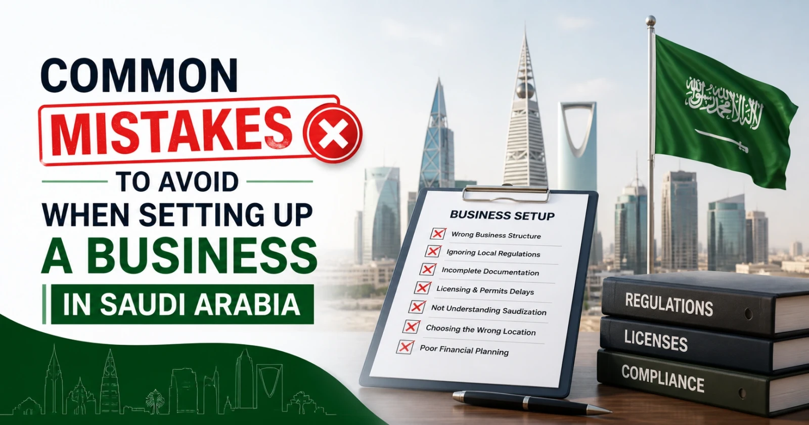 Common Mistakes to Avoid When Setting Up a Business in Saudi Arabia
