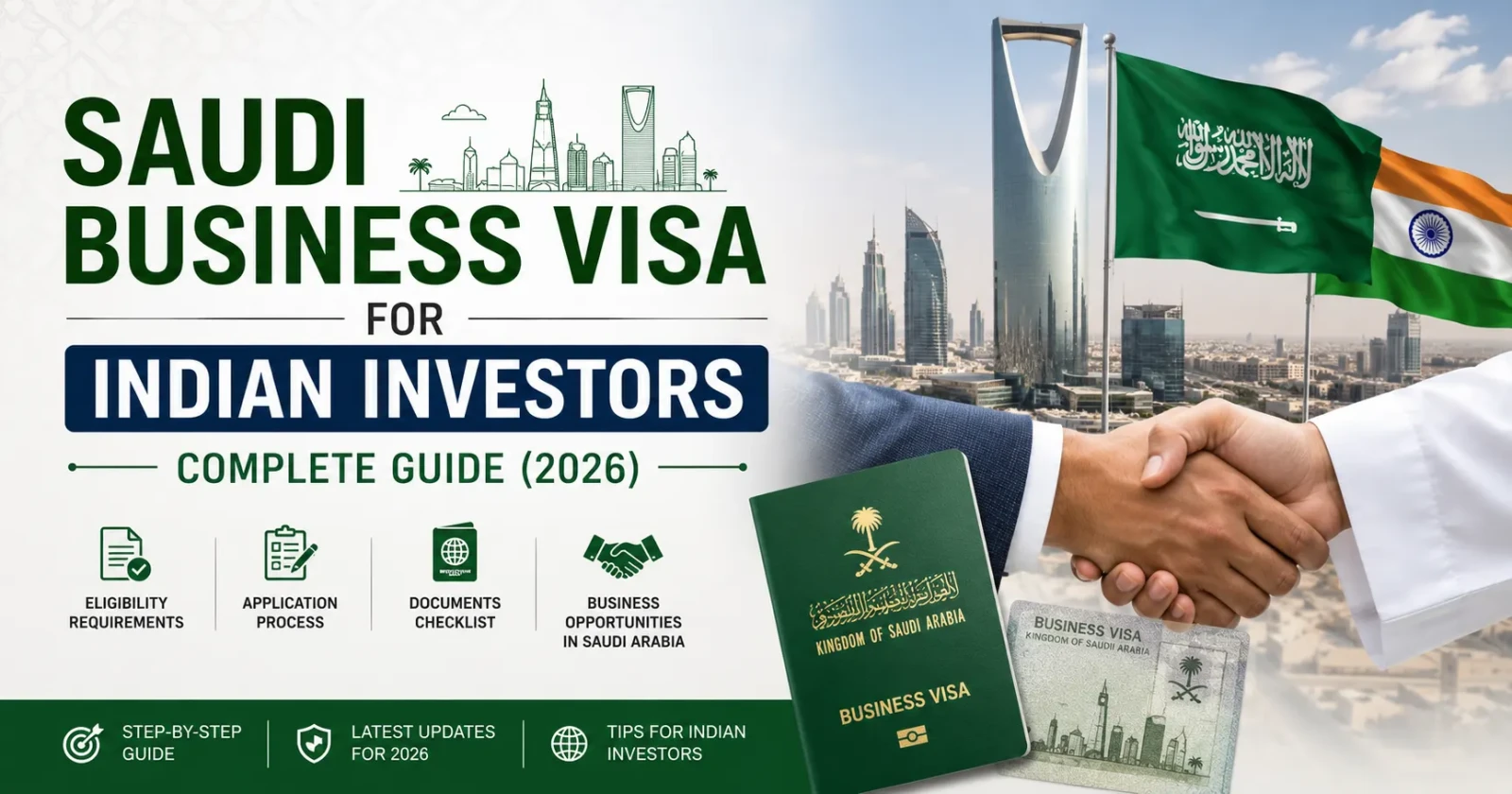 Saudi Business Visa for Indian Investors: Complete Guide (2026)